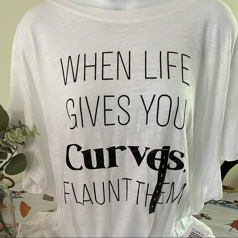 Torrid 5X T-Shirt white